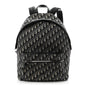 Oblique Calfskin Rider Backpack Beige Black