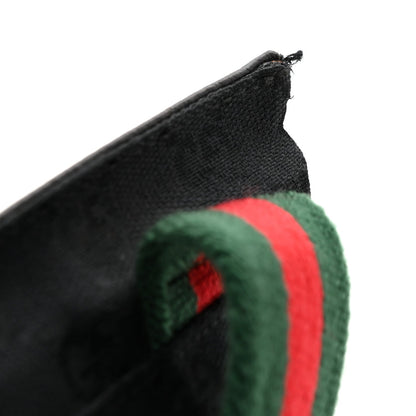 Monogram Web Belt Pouch Bag Black