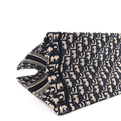 Oblique Medium Book Tote Blue Multicolor