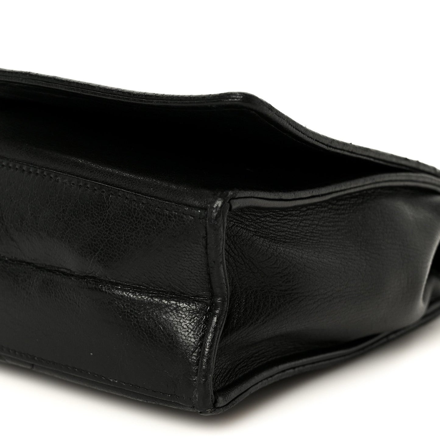 Lambskin Quilted Diamond CC Flap Black