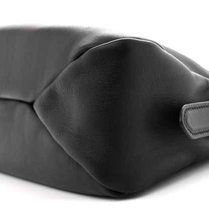 Soft Calfskin Medium Aimee Shoulder Bag Black
