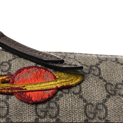 Soft GG Supreme Monogram Courrier Web Medium Flat Messenger Bag Beige New Acero Multicolor