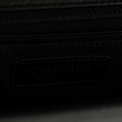 Lambskin Quilted New Medium Boy Flap Black