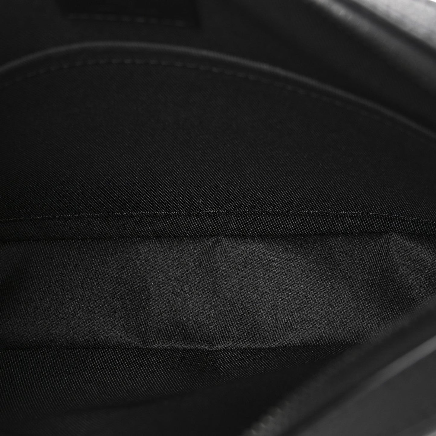 Calfskin Monogram Shadow Trio Messenger Black