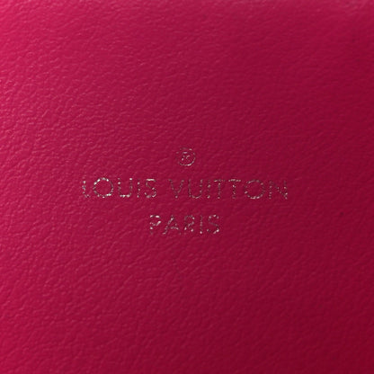 Epi Pochette Felicie Black Hot Pink
