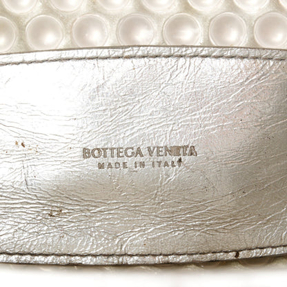 Metallic Fabric Bubble Wrap The Mini Pouch Silver