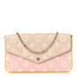 Empreinte Spring in the City Felicie Pochette Chain Wallet Pink Beige Yellow
