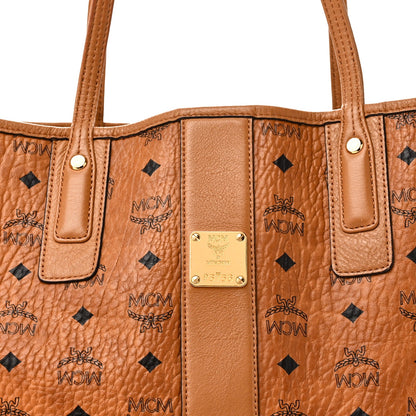 Visetos Medium Liz Reversible Shopper Tote Cognac