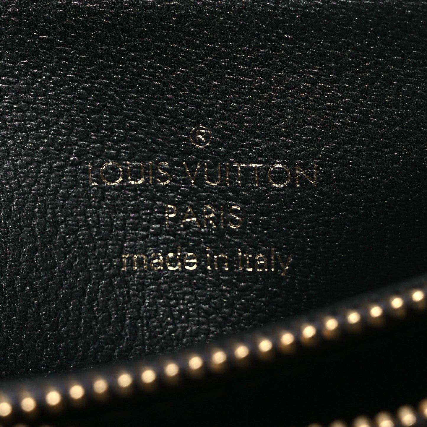 Lambskin Crystal Embellished Monogram Coussin BB Black