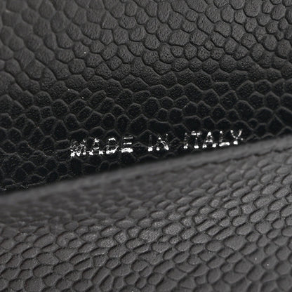 Caviar Quilted Agenda Cover Black