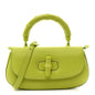 Calfskin Medium Bamboo Diva  Green