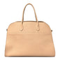 Matte Grained Calfskin Soft Margaux 17 Light Camel