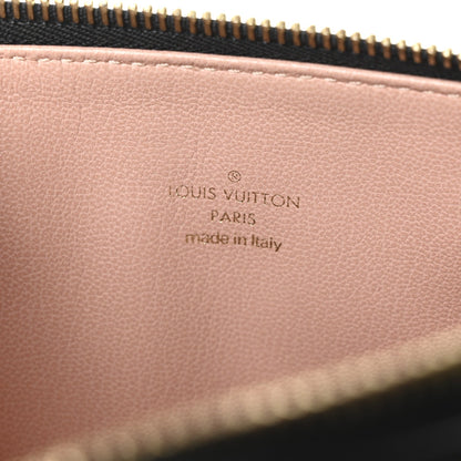 Lambskin Embossed Monogram Coussin PM Black