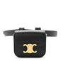 Shiny Calfskin Mini Claude Belt Bag 75 30 Black