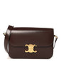 Shiny Calfskin Medium Triomphe Chestnut