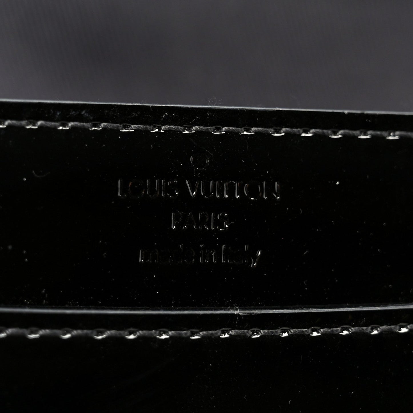 Patent Louise EW Clutch Black