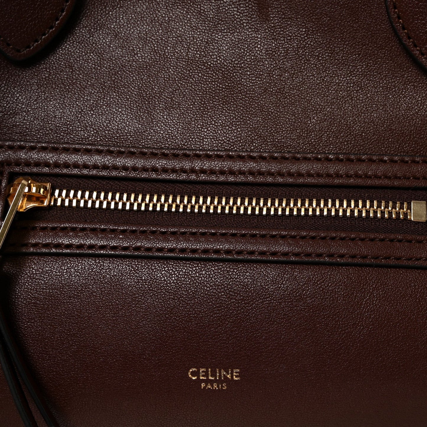 Supple Shiny Lambskin Medium New Luggage Brick