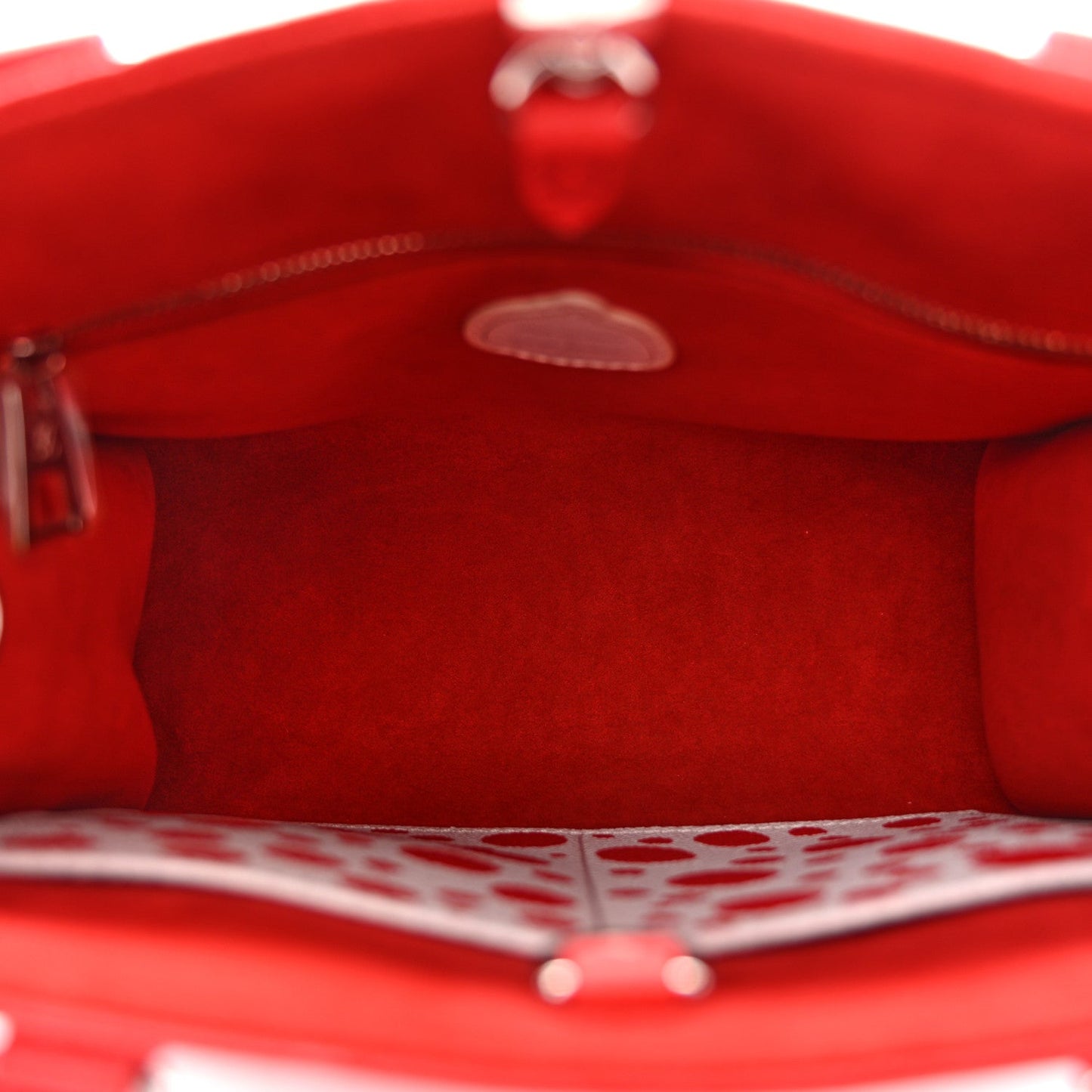 LV X YK Empreinte Infinity Dots Onthego PM Rogue White