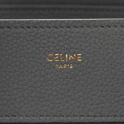 Baby Drummed Calfskin Micro Luggage Kohl