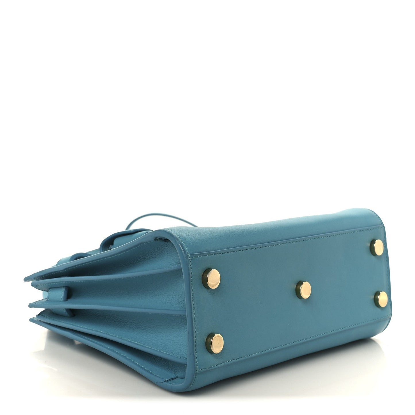 Calfskin Nano Sac De Jour Turquoise