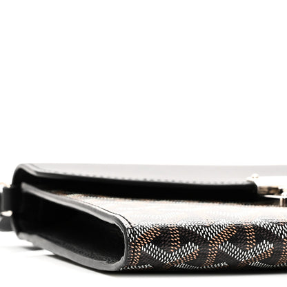 Goyardine Calfskin Chypre Wallet Pouch Black