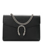 Calfskin Mini Dionysus Chain Wallet Black