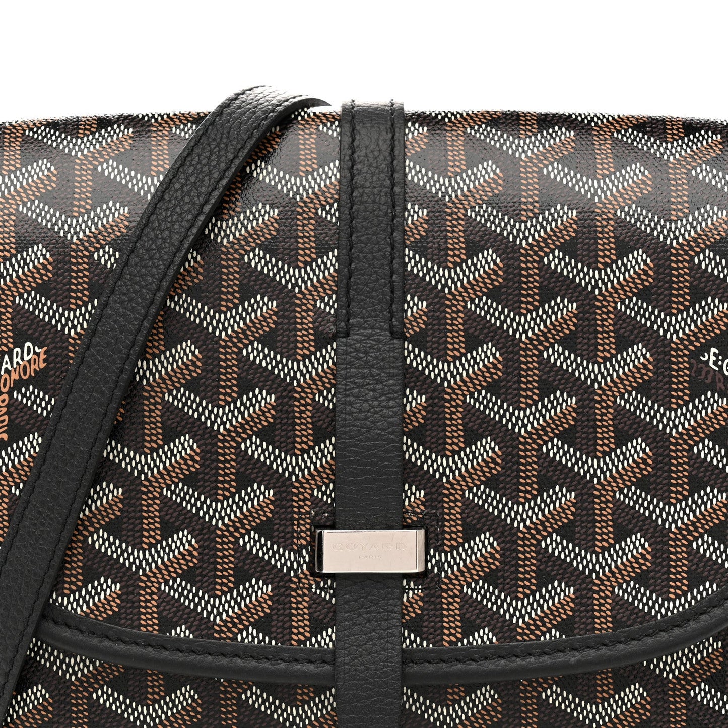 Goyardine Belvedere II PM Messenger Bag Black
