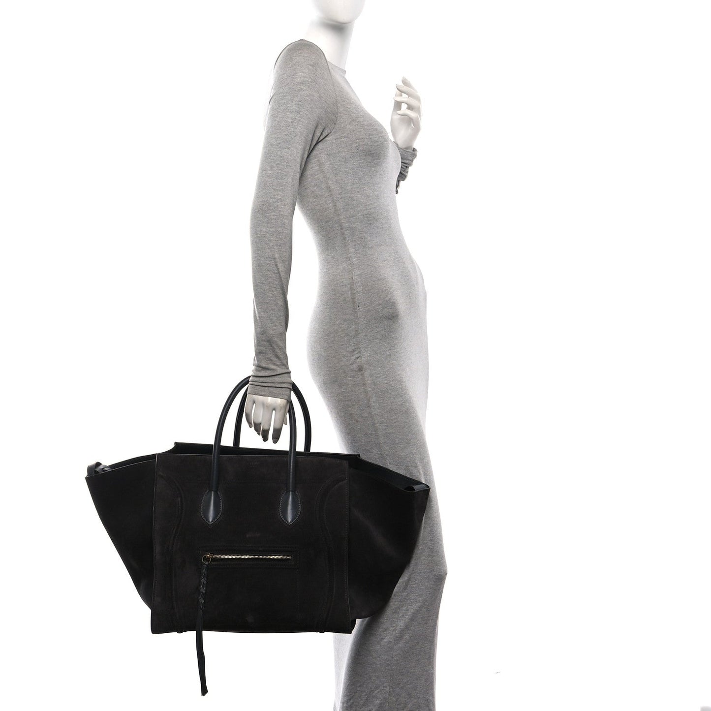 Suede Large Phantom Luggage Anthracite