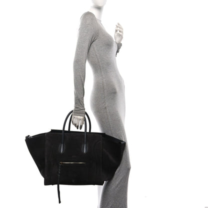 Suede Large Phantom Luggage Anthracite