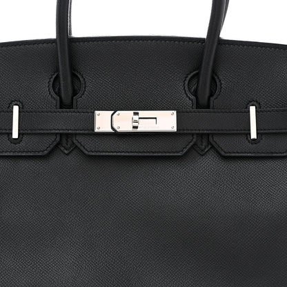 Epsom Birkin 30 Black