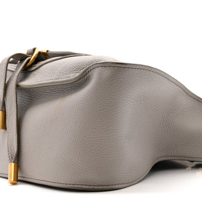 Calfskin Medium Marcie Satchel Cashmere Grey