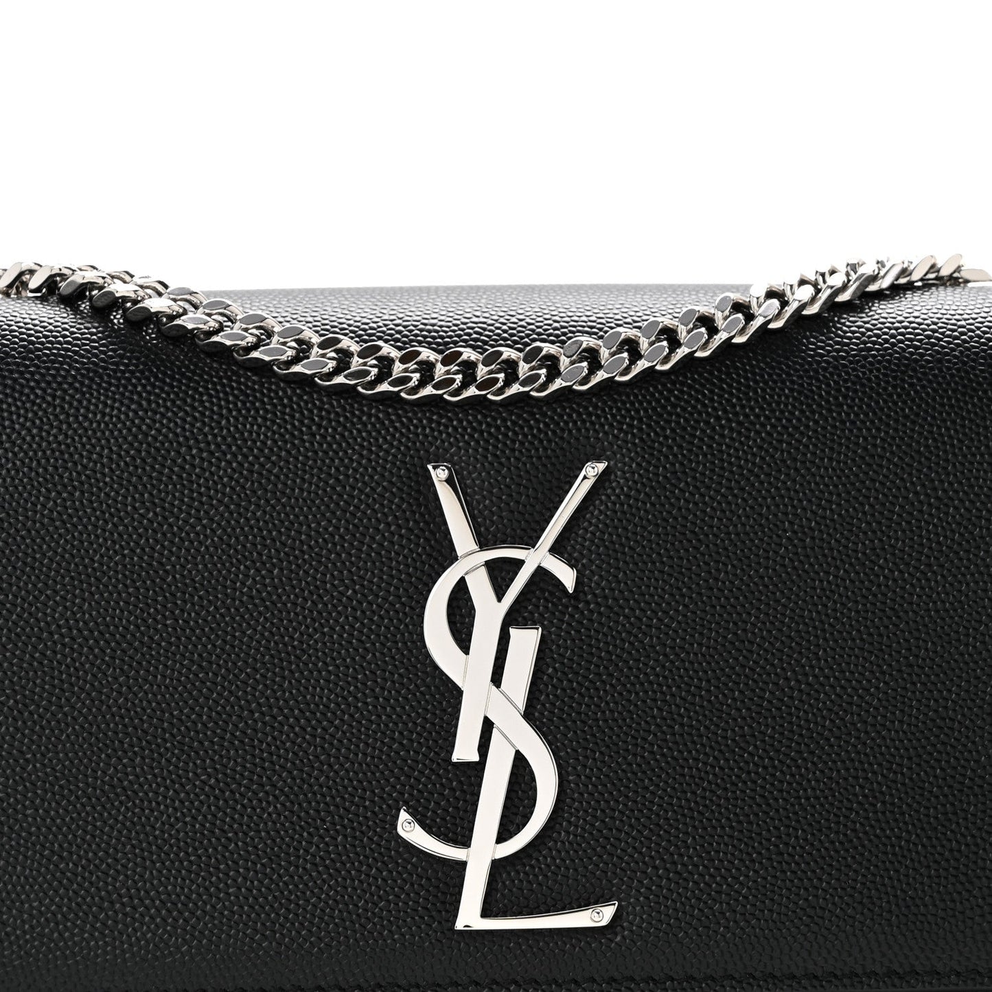 Grain De Poudre Small Monogram Kate Satchel Black