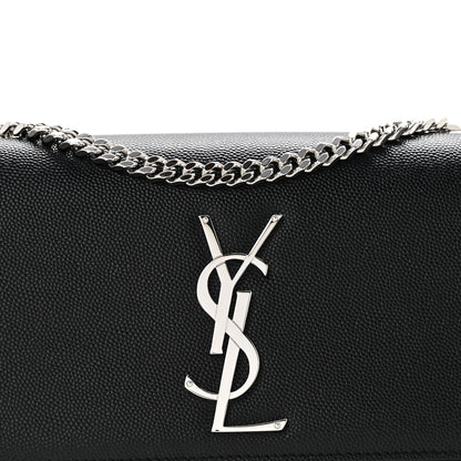 Grain De Poudre Small Monogram Kate Satchel Black
