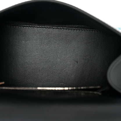X GUCCI Canvas Boarded Plutone Calfskin Flora Logo Print Small Hourglass Top Handle Bag White Multicolor Black