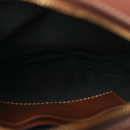 Canvas Calfskin Louise Bag Natural