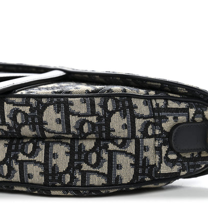 Oblique Saddle Bag Blue