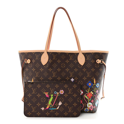 LV X TM Monogram Flowers Neverfull MM
