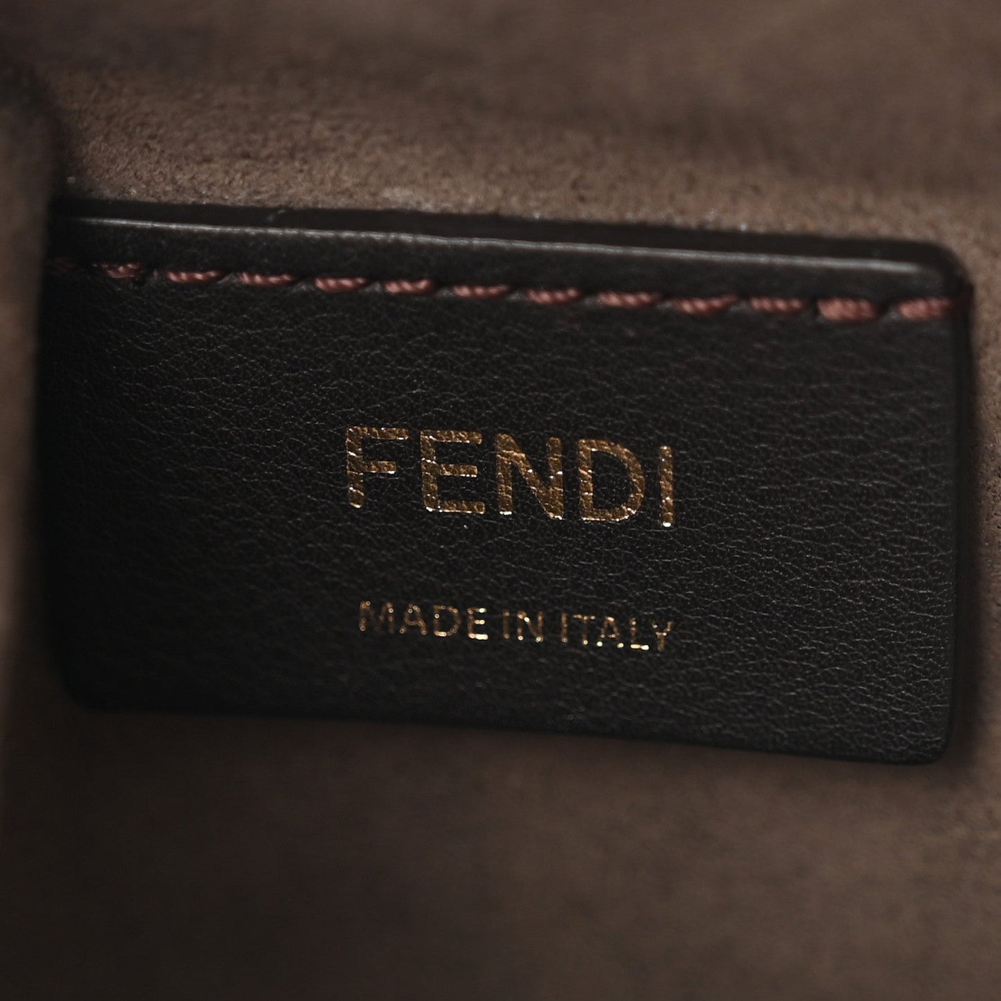 Vitello Cruise F is Fendi Mini Mon Tresor Bucket Bag Tortora