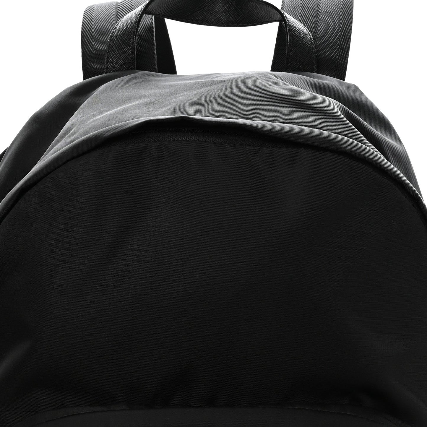 Tessuto Nylon Saffiano Day Backpack Black