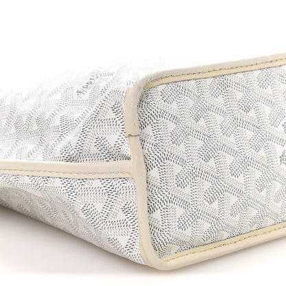 Goyardine Reversible Mini Anjou White