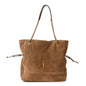 Suede Medium Jamie Shopping Tote Golden Leaf
