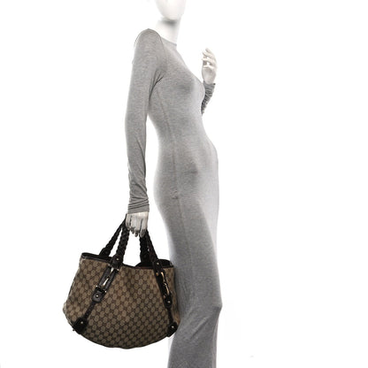 Monogram Medium Pelham Shoulder Bag Dark Brown