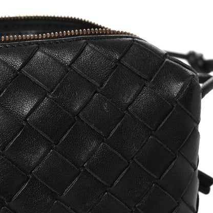 Nappa Intrecciato Mini Loop Camera Bag Black