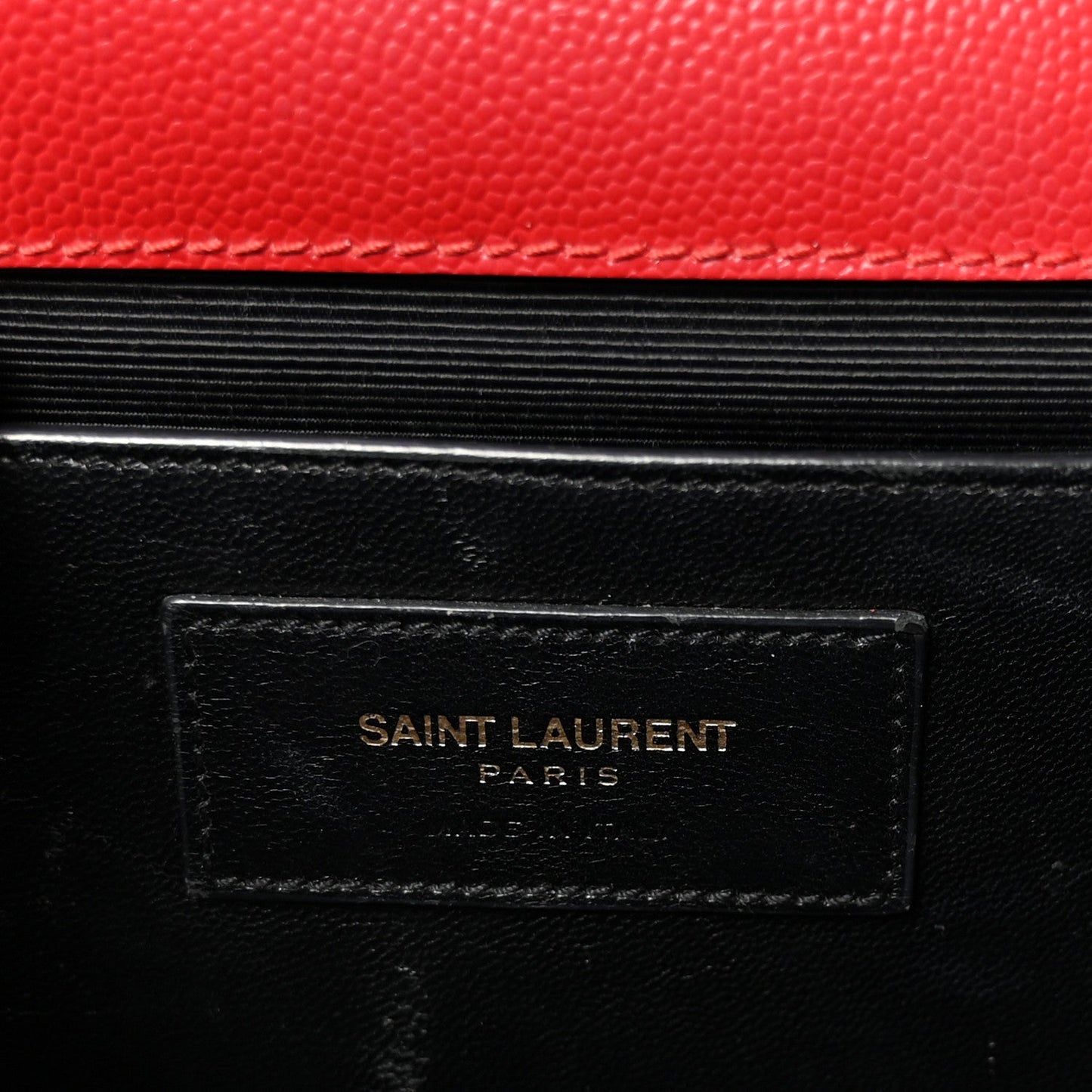 Grain De Poudre Medium Monogram Kate Satchel Red