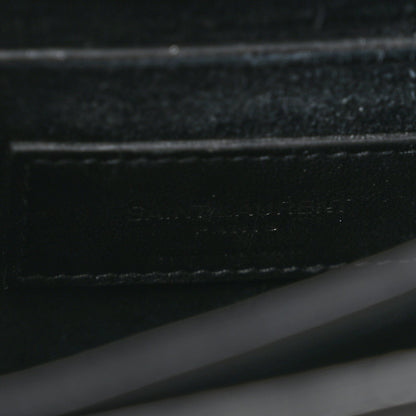 Calfskin Medium Monogram Sunset Satchel Black