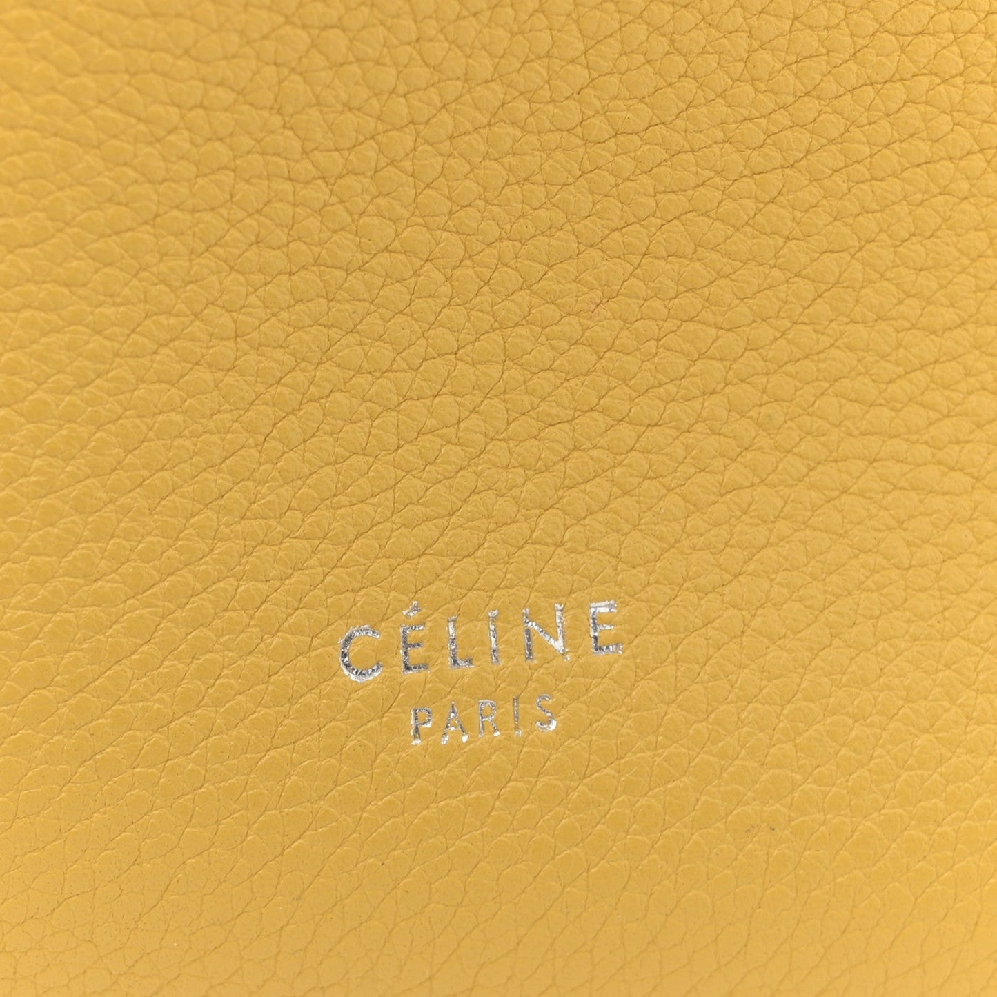 Soft Grained Calfskin Small Sangle Bucket Bag Ocre