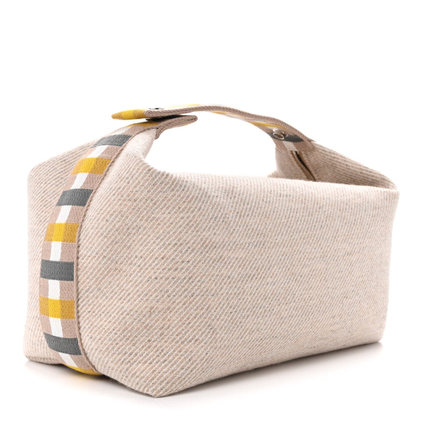Wool Large Au Carre Bride-A-Brac Pouch Seigle