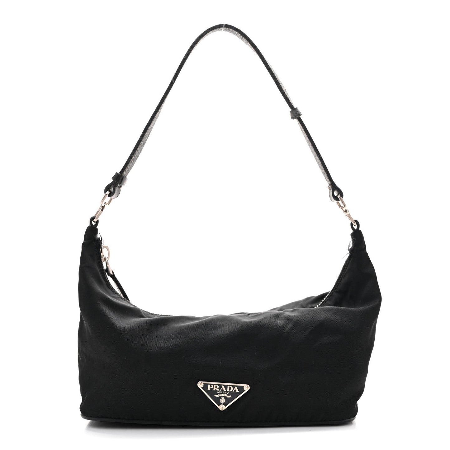 Tessuto Nylon Pochette Bag Black