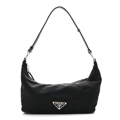 Tessuto Nylon Pochette Bag Black