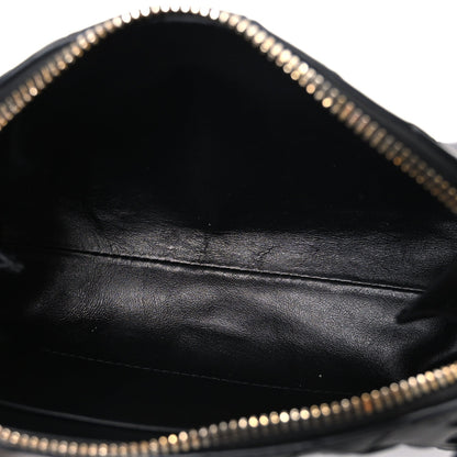 Nappa Intrecciato Concert Pouch Black